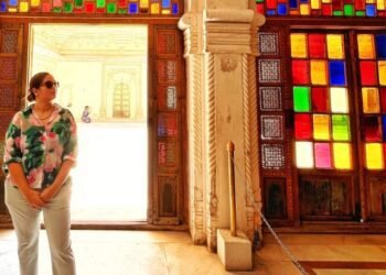 sheesh mahal inside mehrangarh fort jodhpur