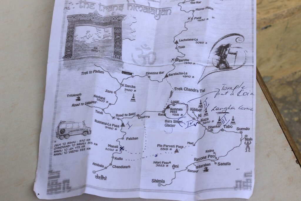 Spiti map